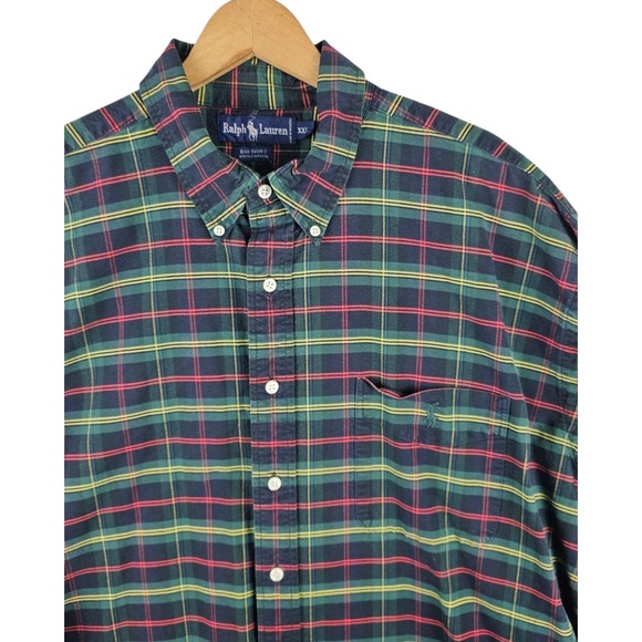 Ralph Lauren Other - Vintage 90s Ralph Lauren The Big Shirt Mens 2XL Heavy Flannel Tartan Plaid‎